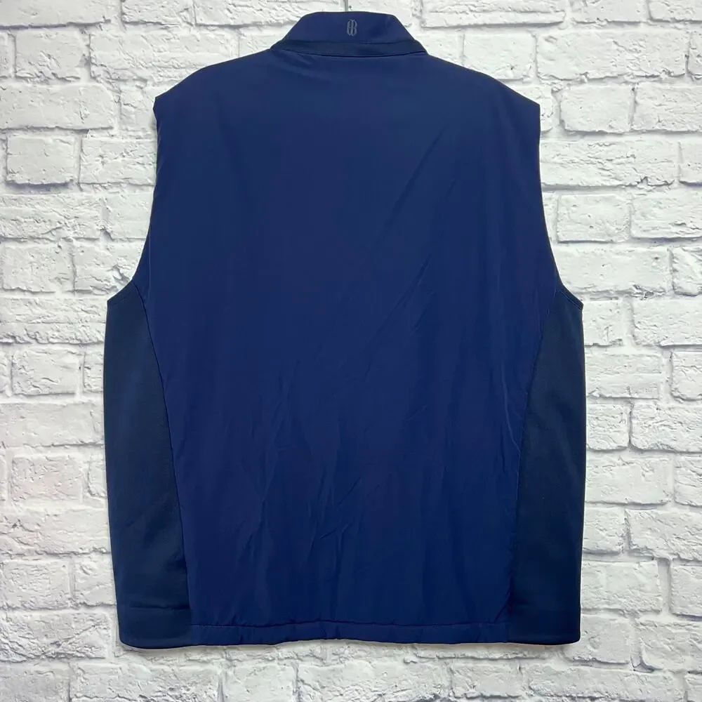 Holderness & Bourne King Vest MENS XXL Blue Featherweight Insulated Zip Golf